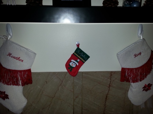 stockings hung by fire